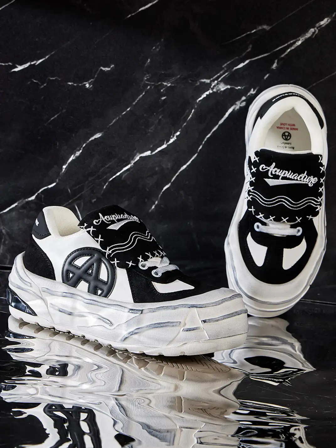 ACUPUNCTURE | Unique Shoe Tongue Chunky Sneakers