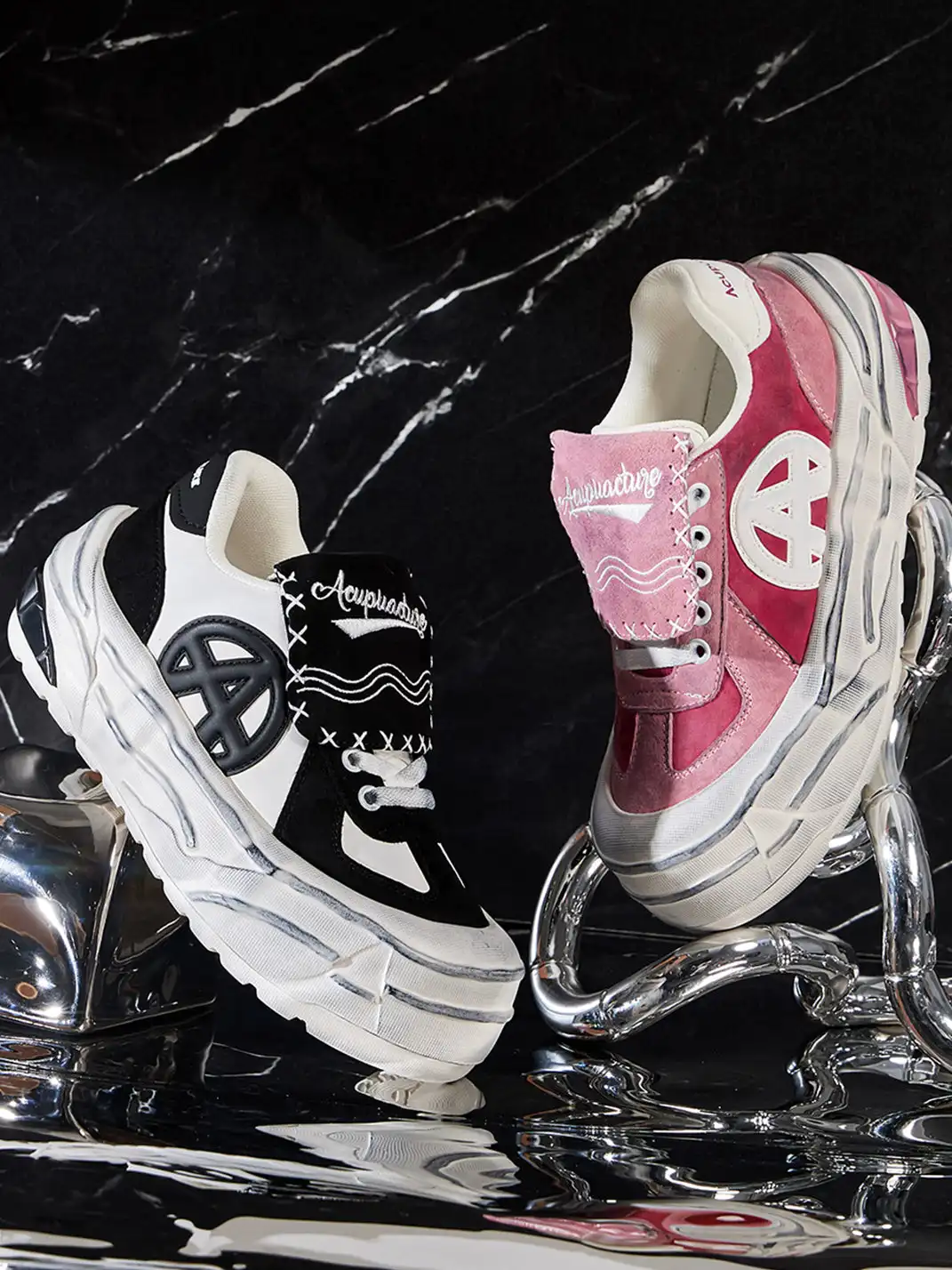 ACUPUNCTURE | Unique Shoe Tongue Chunky Sneakers