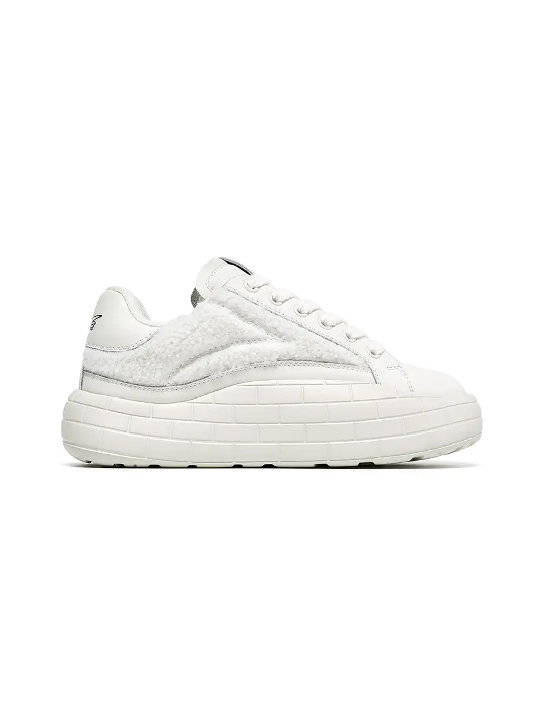 ACUPUNCTURE | Fleece Panel Thick Sole Sneakers