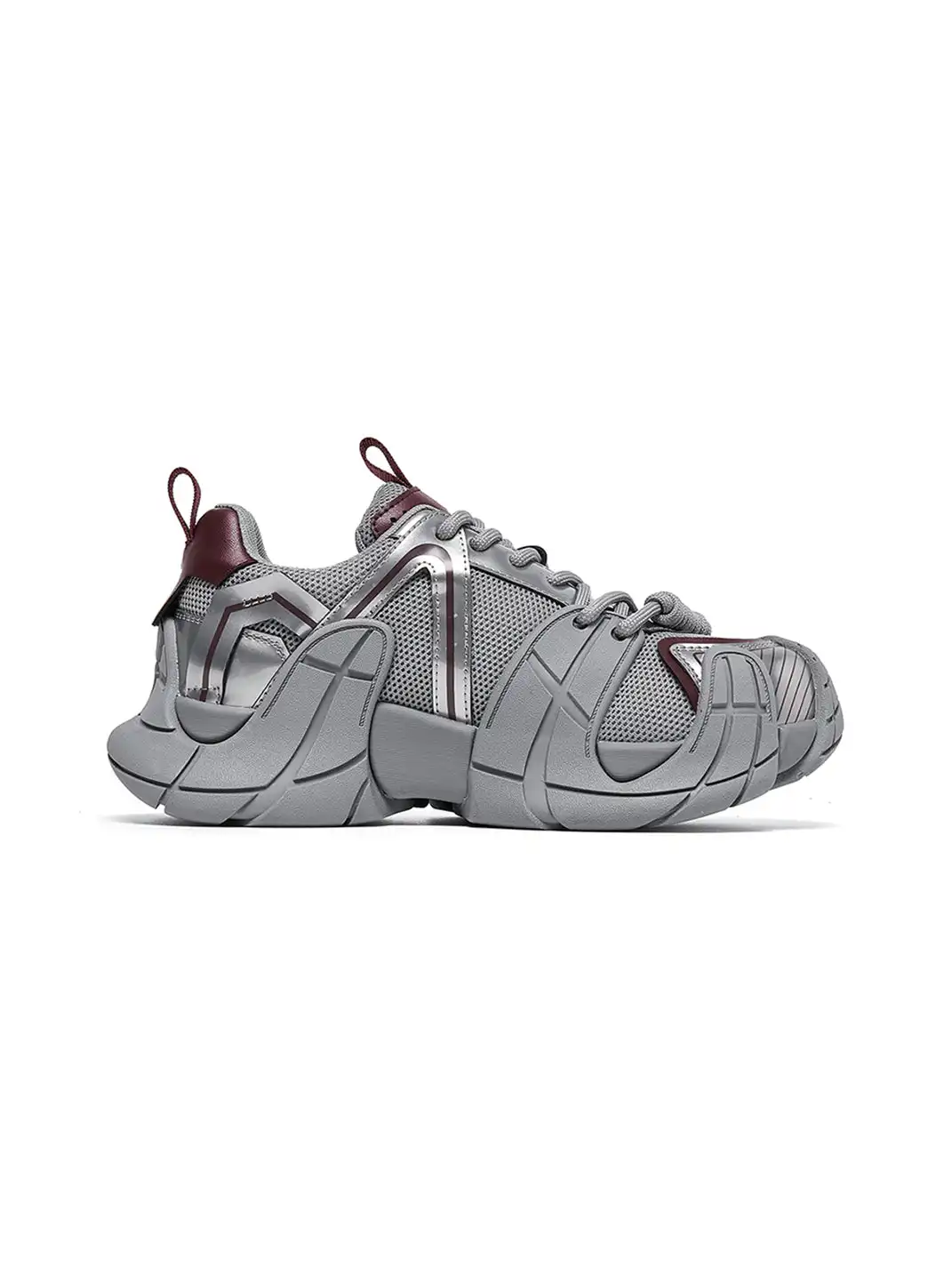 ACUPUNCTURE | Trendy Metallic Accent Platform Sneakers