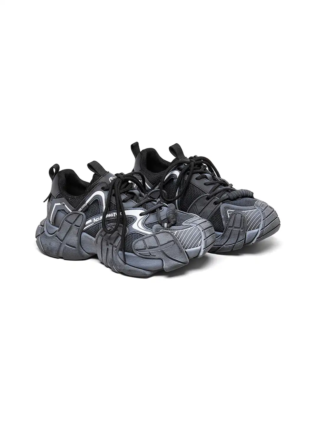 ACUPUNCTURE | Trendy Metallic Accent Platform Sneakers