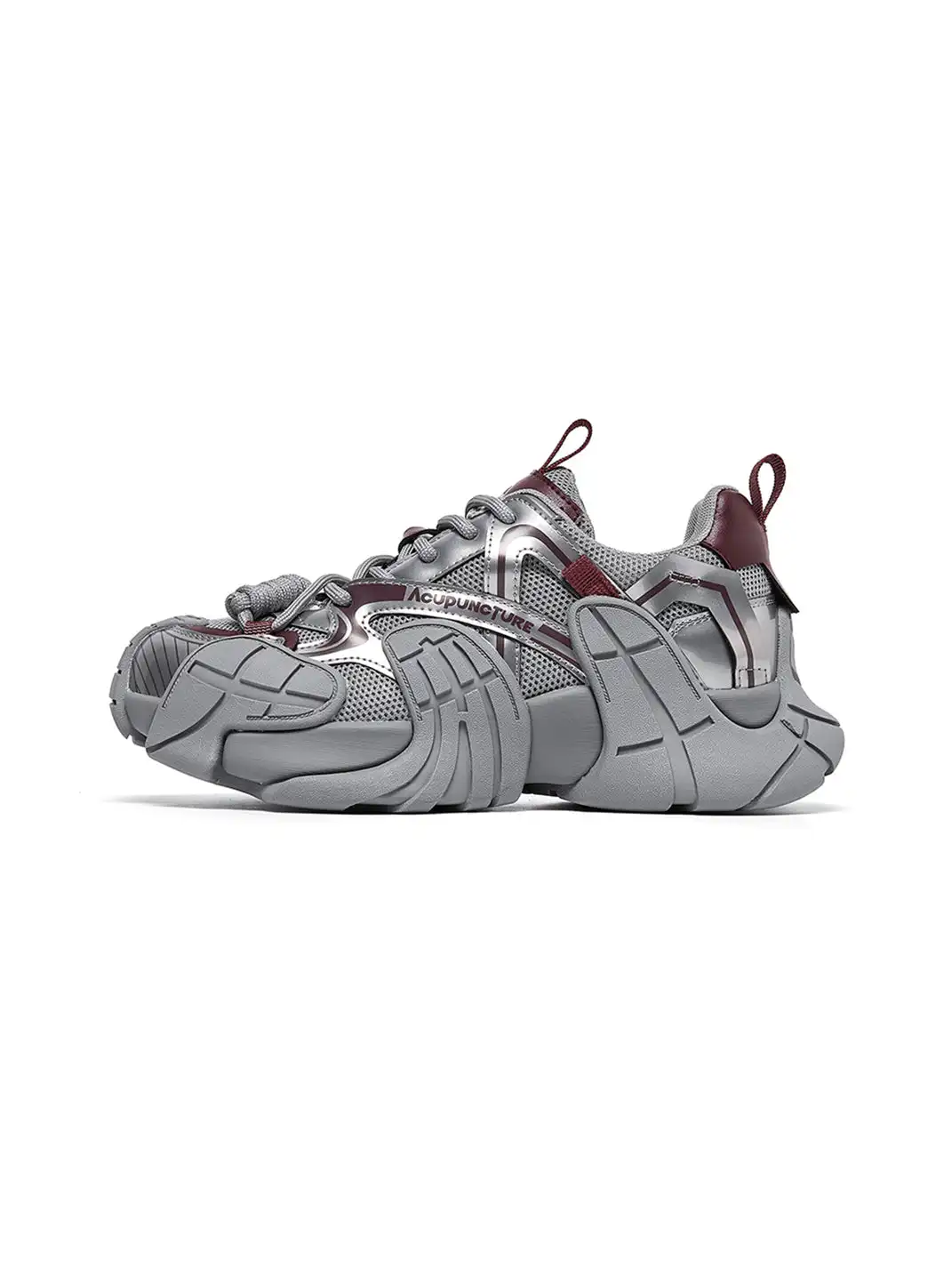 ACUPUNCTURE | Trendy Metallic Accent Platform Sneakers