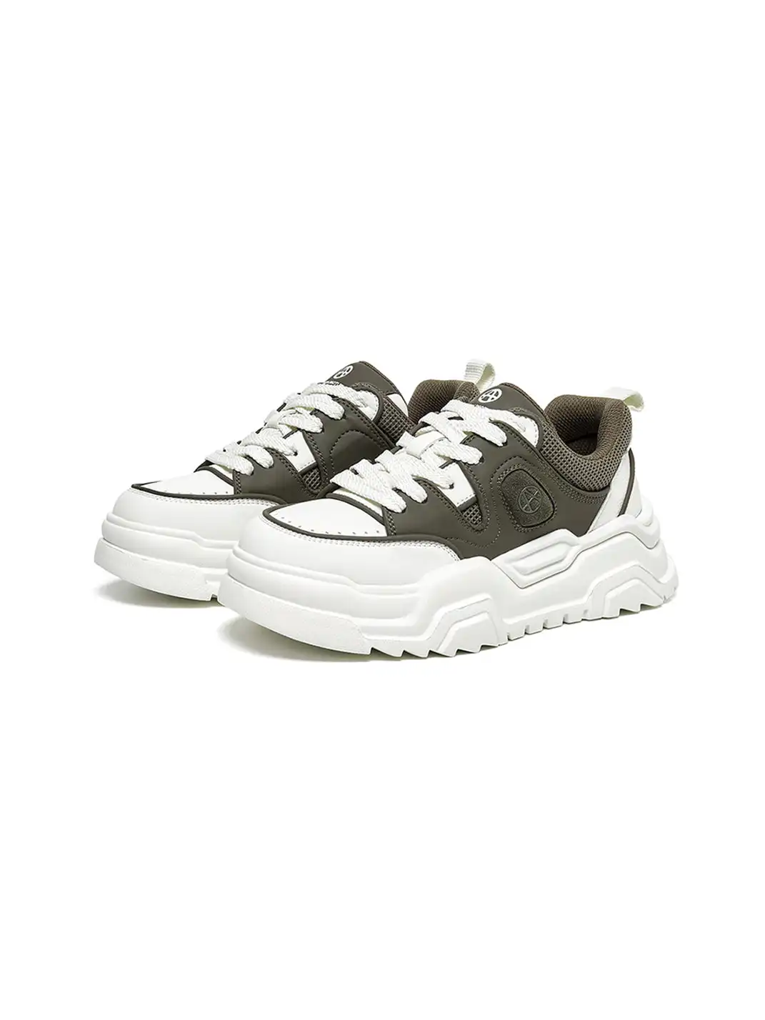 ACUPUNCTURE | Trendy Two-Tone Platform Sneakers