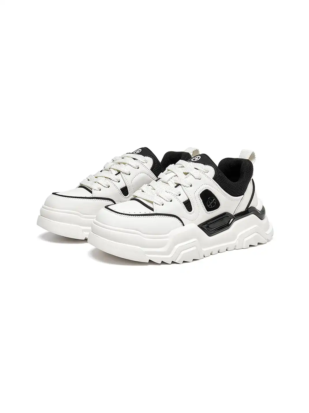 ACUPUNCTURE | Trendy Two-Tone Platform Sneakers