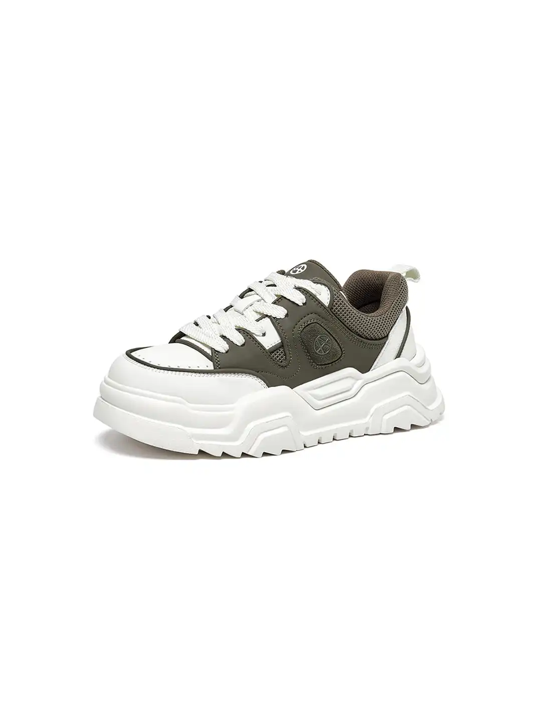 ACUPUNCTURE | Trendy Two-Tone Platform Sneakers