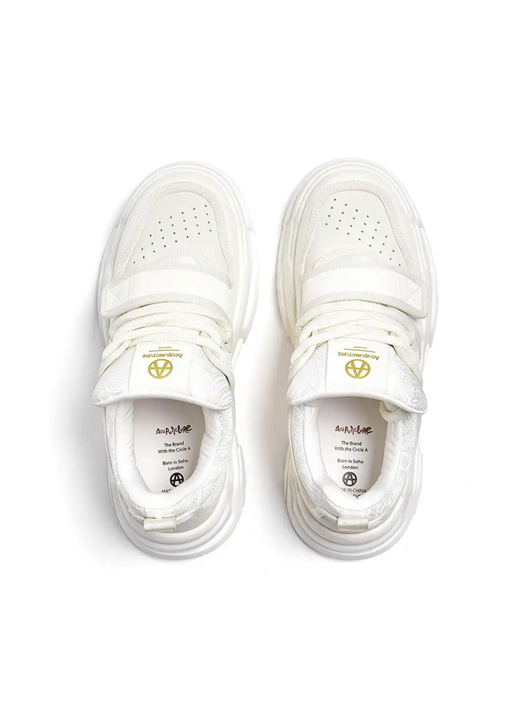 ACUPUNCTURE | Velcro Strap Platform Chunky Sneakers