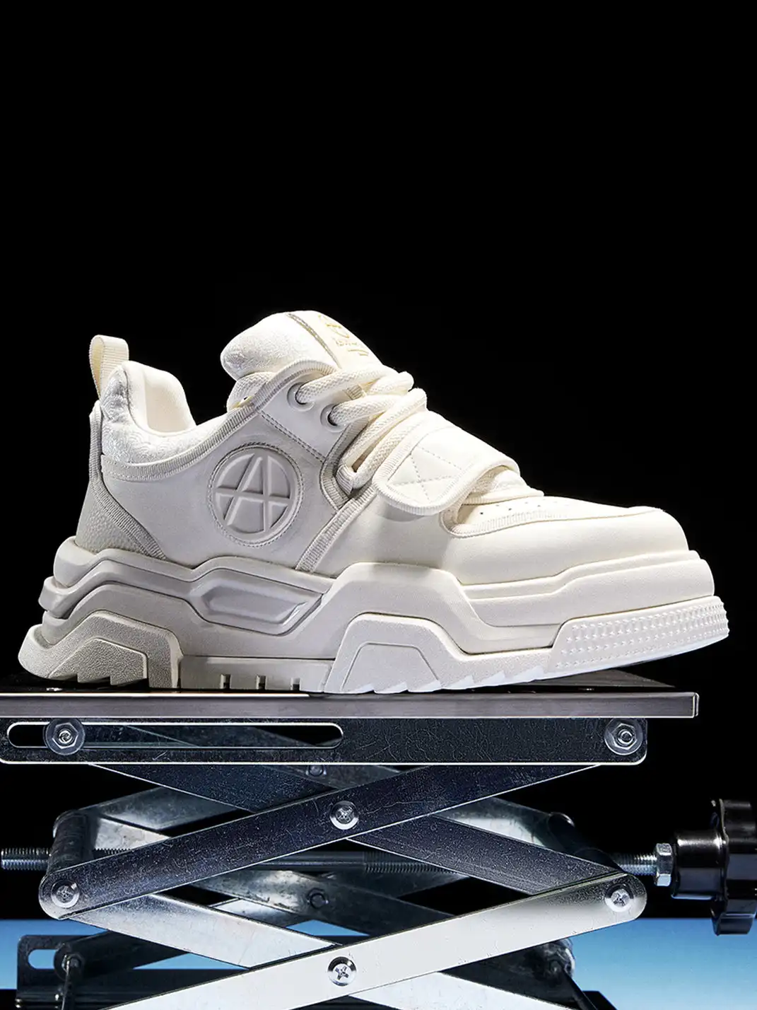ACUPUNCTURE | Velcro Strap Platform Chunky Sneakers
