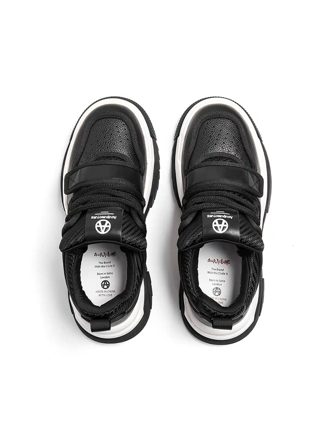 ACUPUNCTURE | Velcro Strap Platform Chunky Sneakers