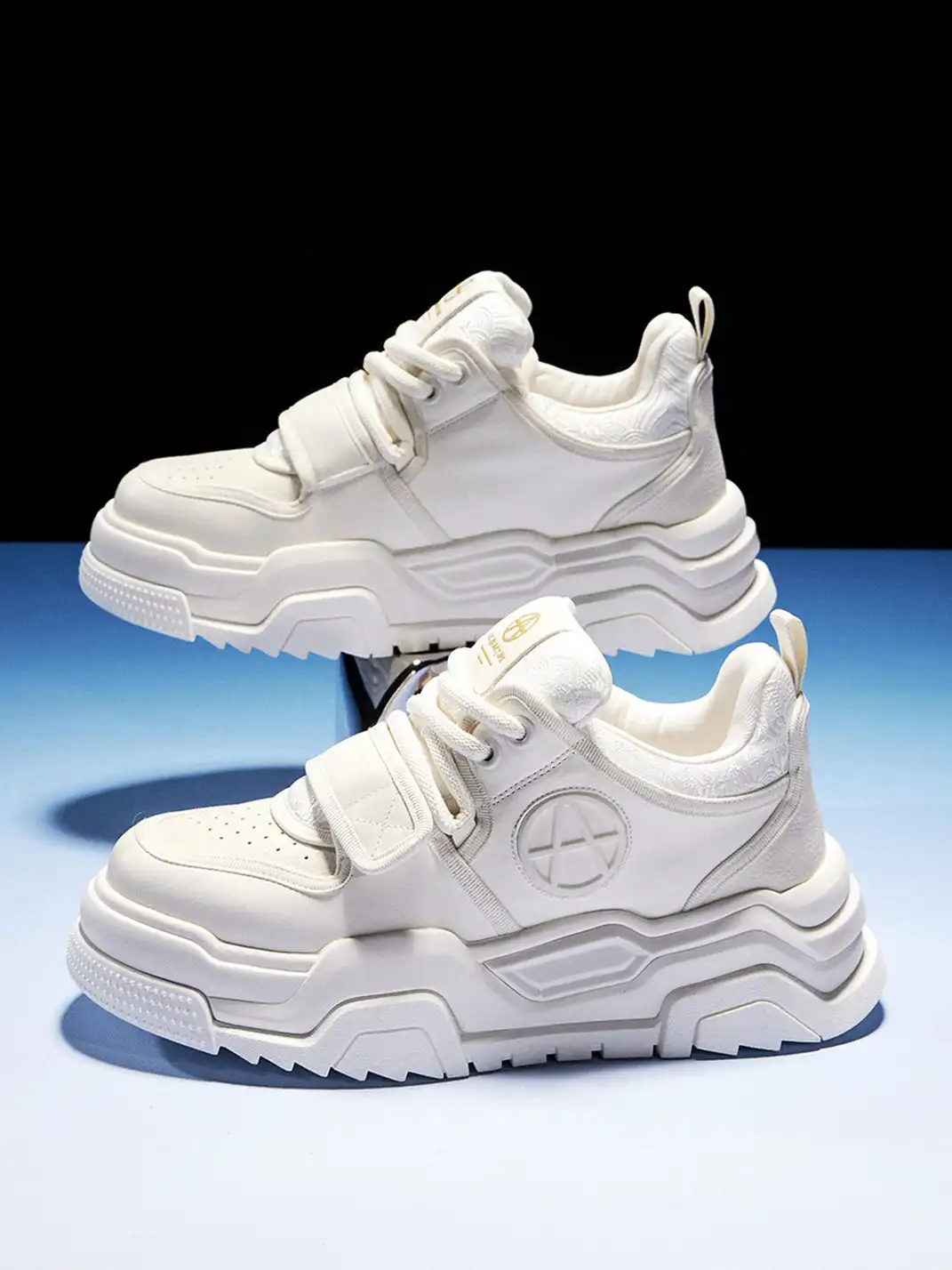 ACUPUNCTURE | Velcro Strap Platform Chunky Sneakers