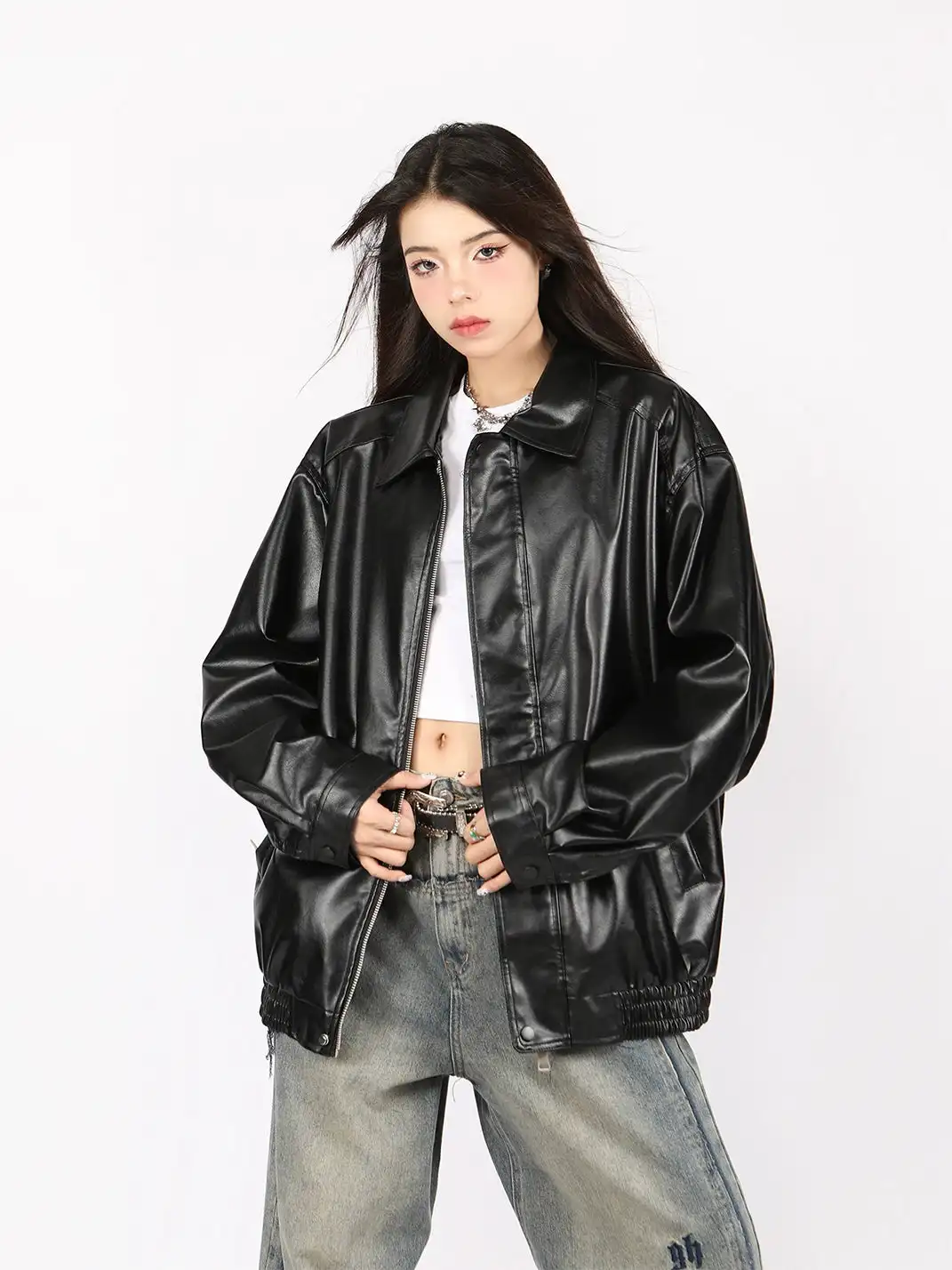 BIGGOLD | Motorcycle Lapel Retro Jacket