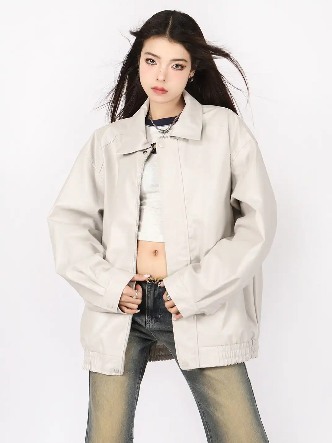 BIGGOLD | Motorcycle Lapel Retro Jacket