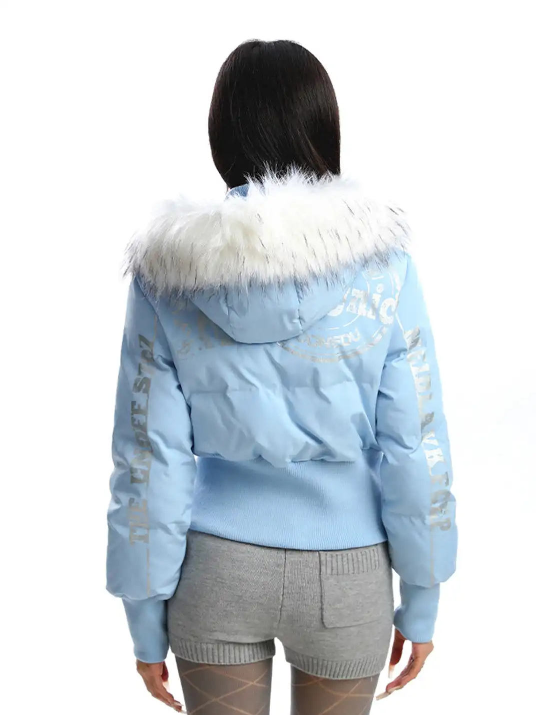 BIGGOLD | Detachable Fur-Collar Hooded Cotton-Padded Jacket