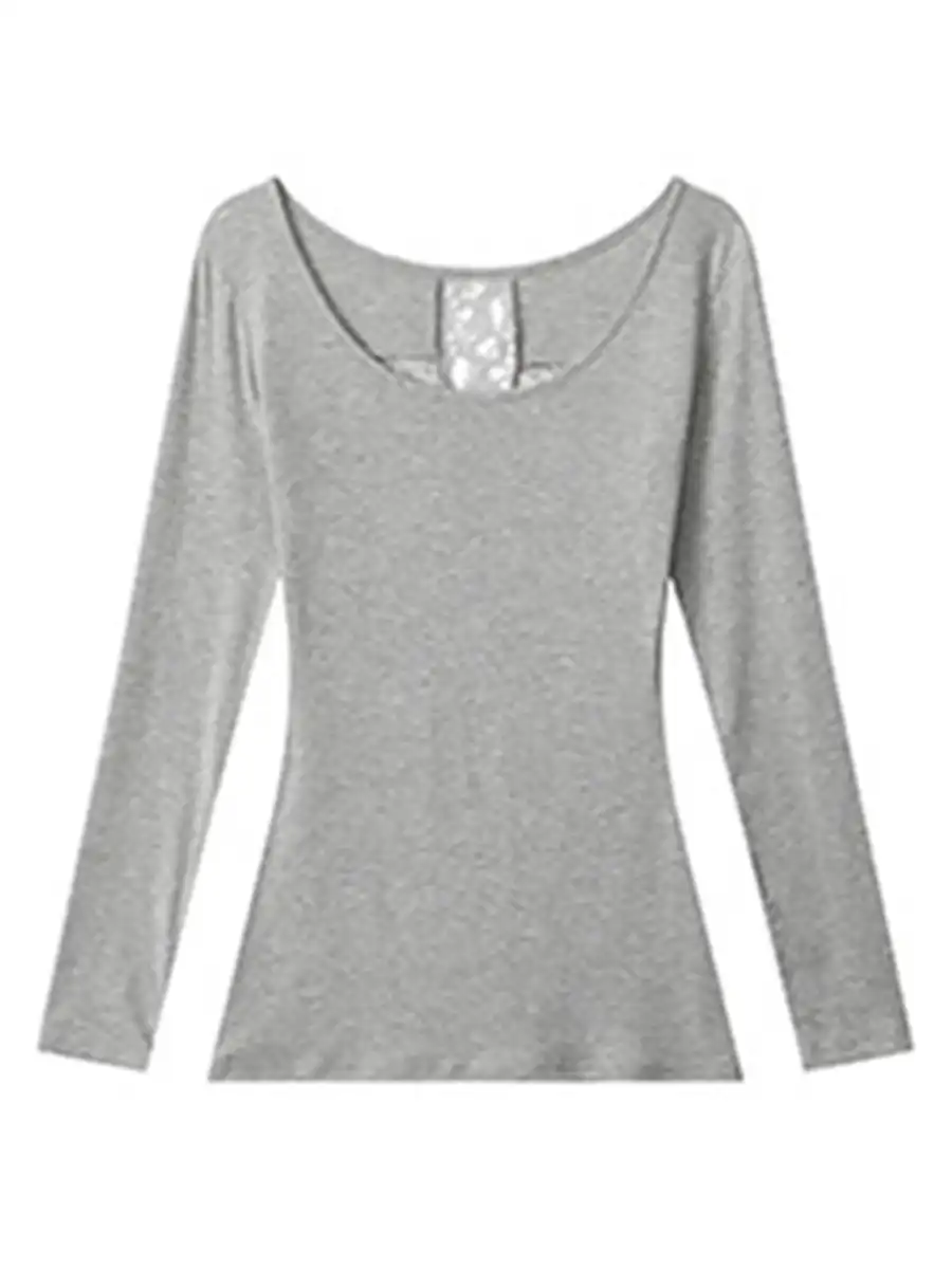 BIGGOLD | Lace Cutouts on the Back Long Sleeves - 4