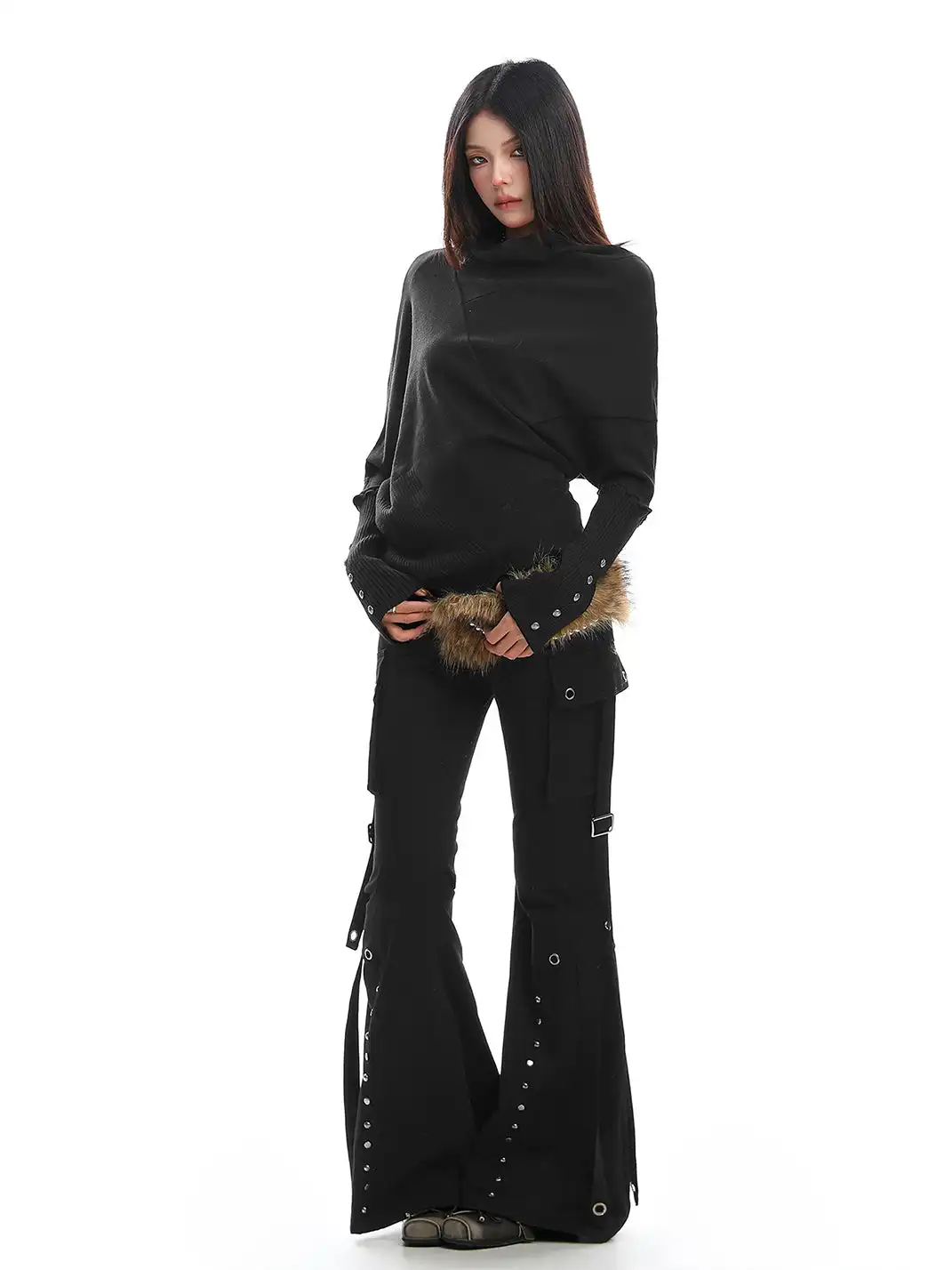 BIGGOLD | Irregular Turtleneck Sweater