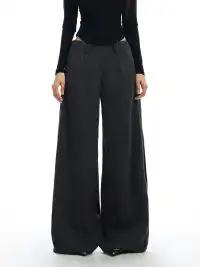 BIGGOLD | Retro Side Zipper Casual Pants