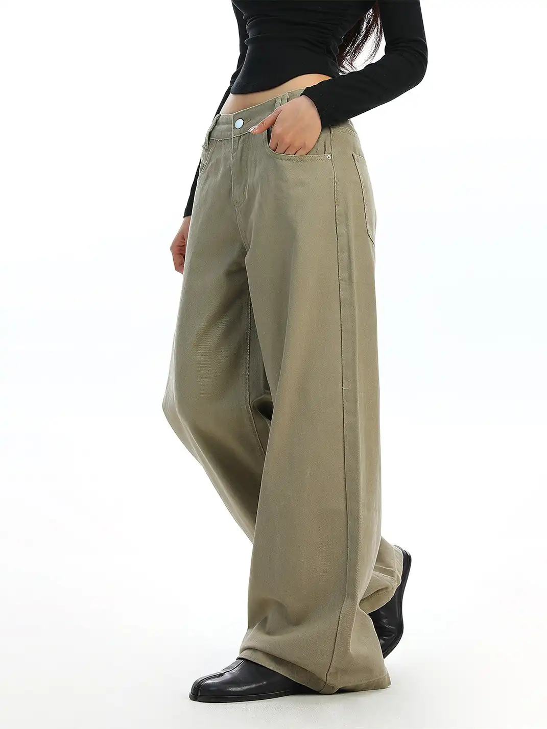 BIGGOLD | Retro Washed Straight Leg Jeans