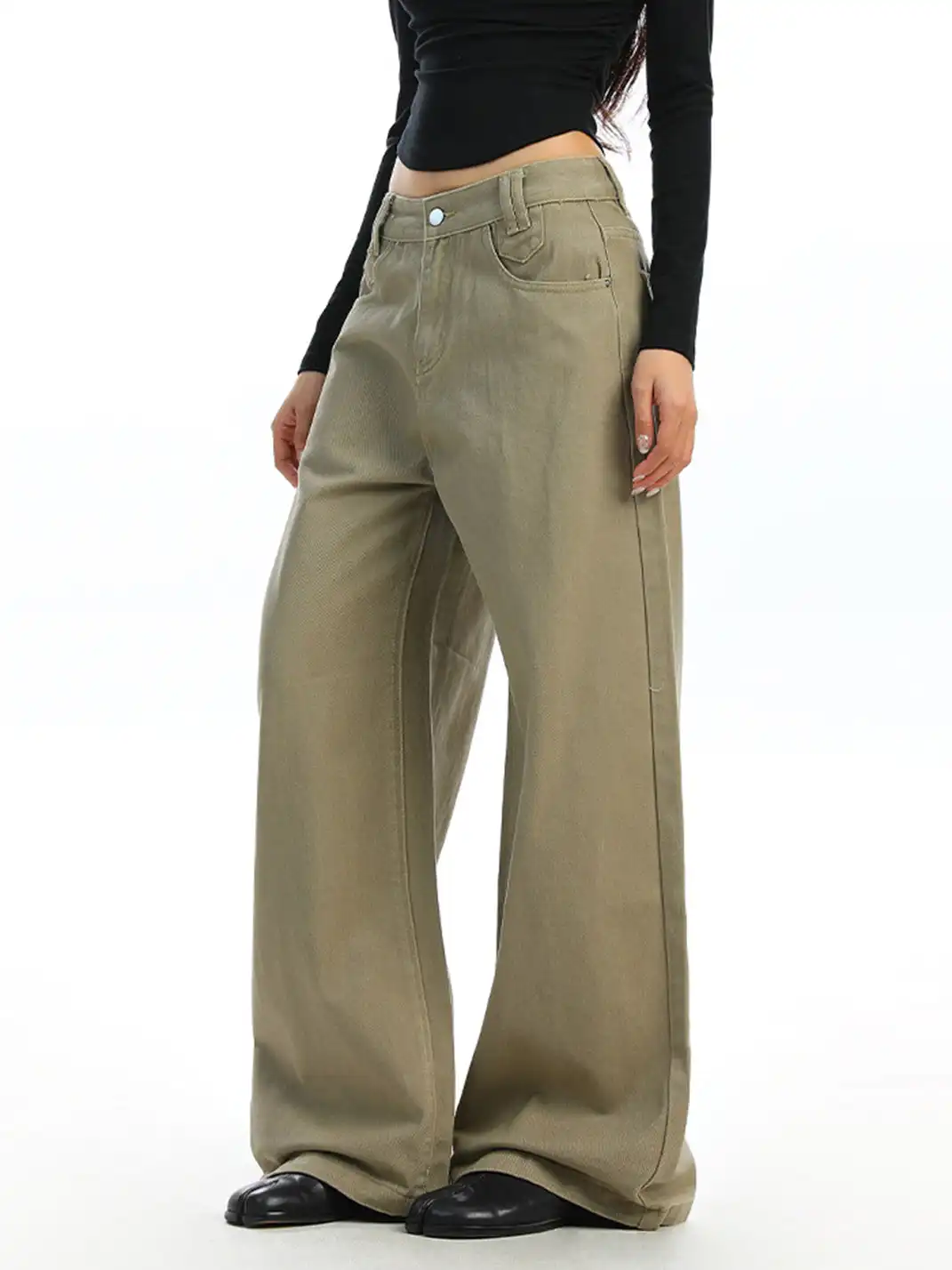 BIGGOLD | Retro Washed Straight Leg Jeans