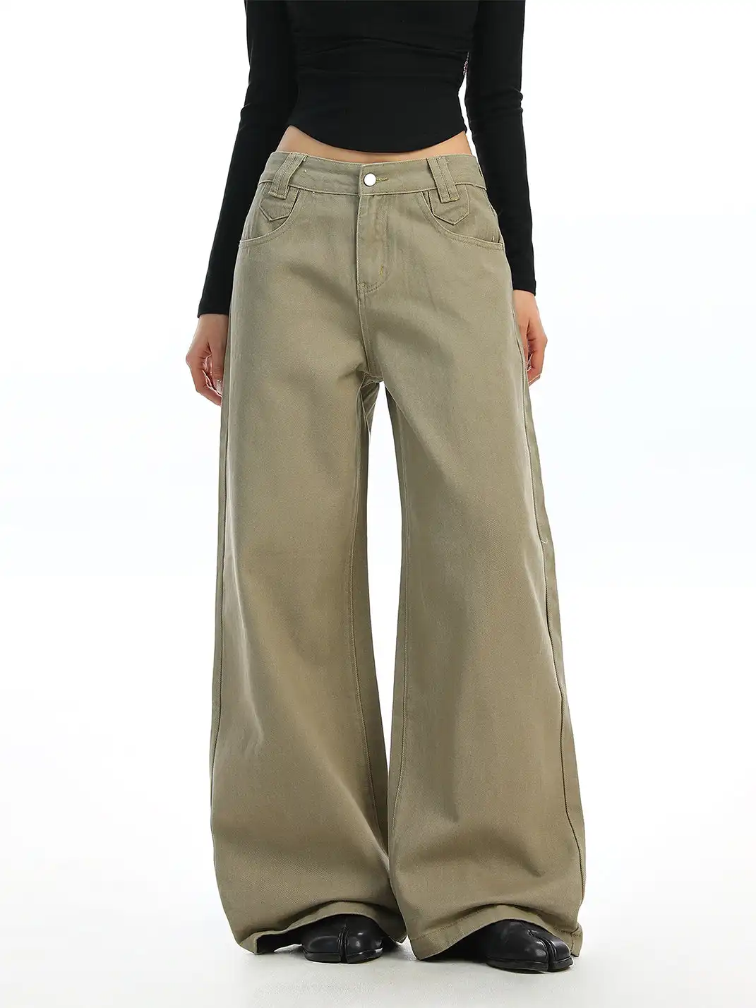 BIGGOLD | Retro Washed Straight Leg Jeans