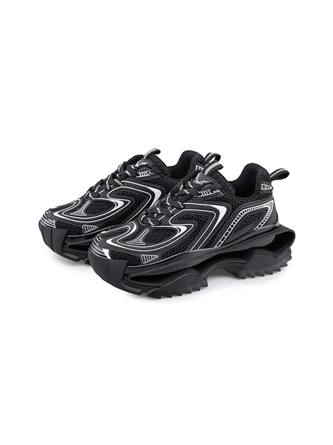 M88M | Reflective Hollowed-Out Sole Sports Running Shoes