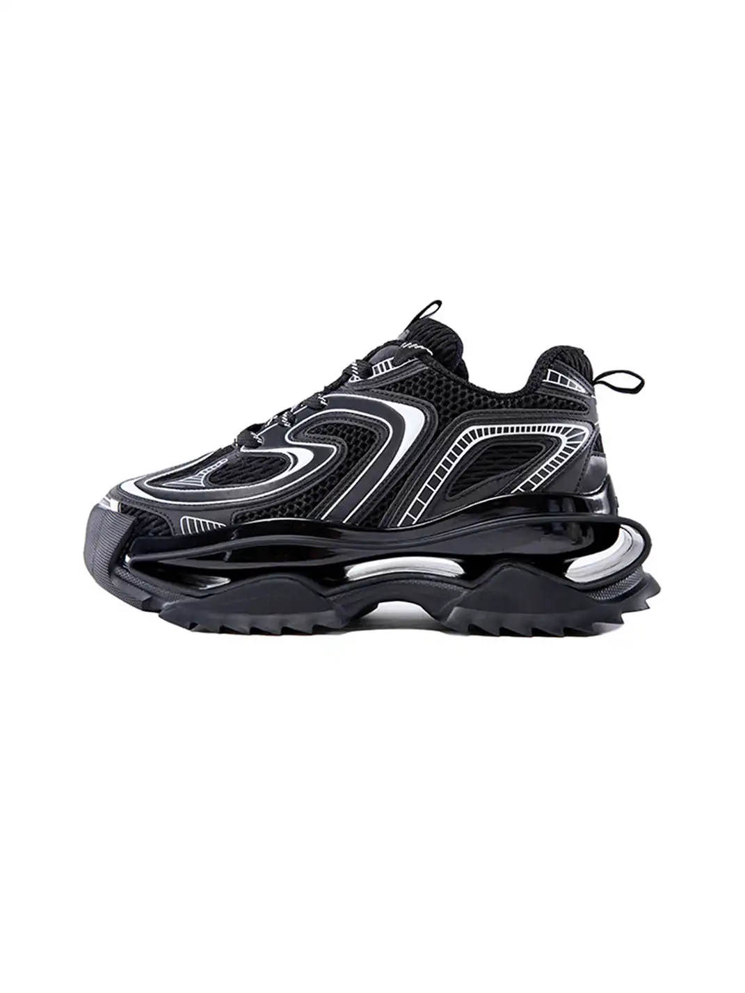 M88M | Reflective Hollowed-Out Sole Sports Running Shoes