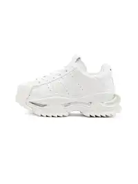 M88M | Fashionable Hollowed-Out Sole Platform Sneakers-White