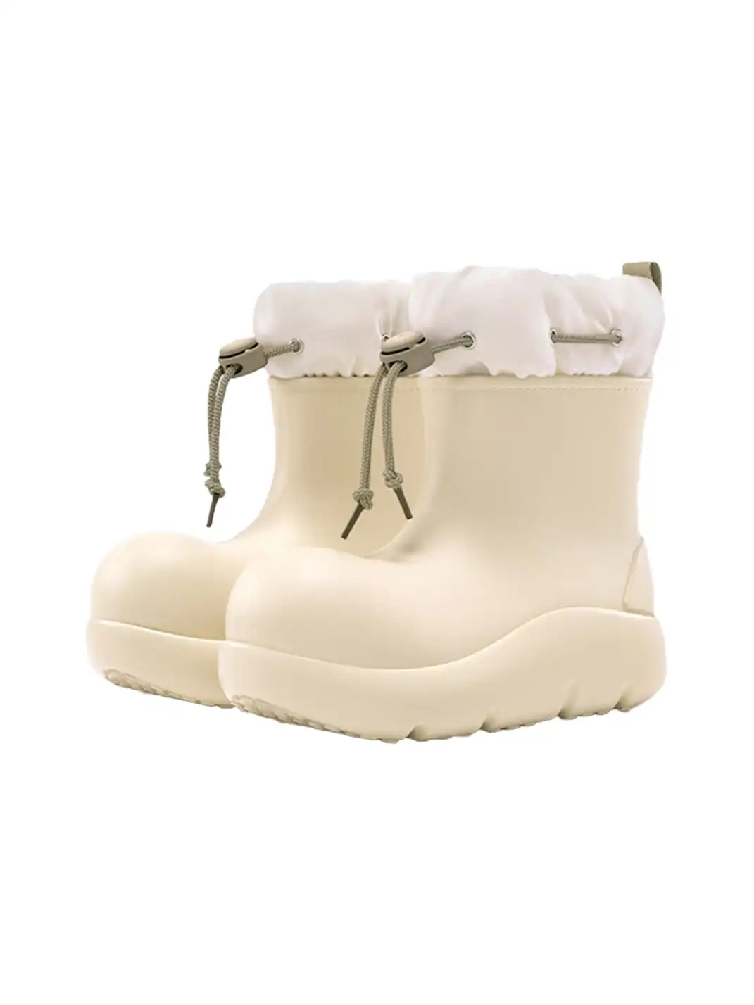BEYS | Minimalist Waterproof Winter Boots with Adjustable Drawstring-Beige