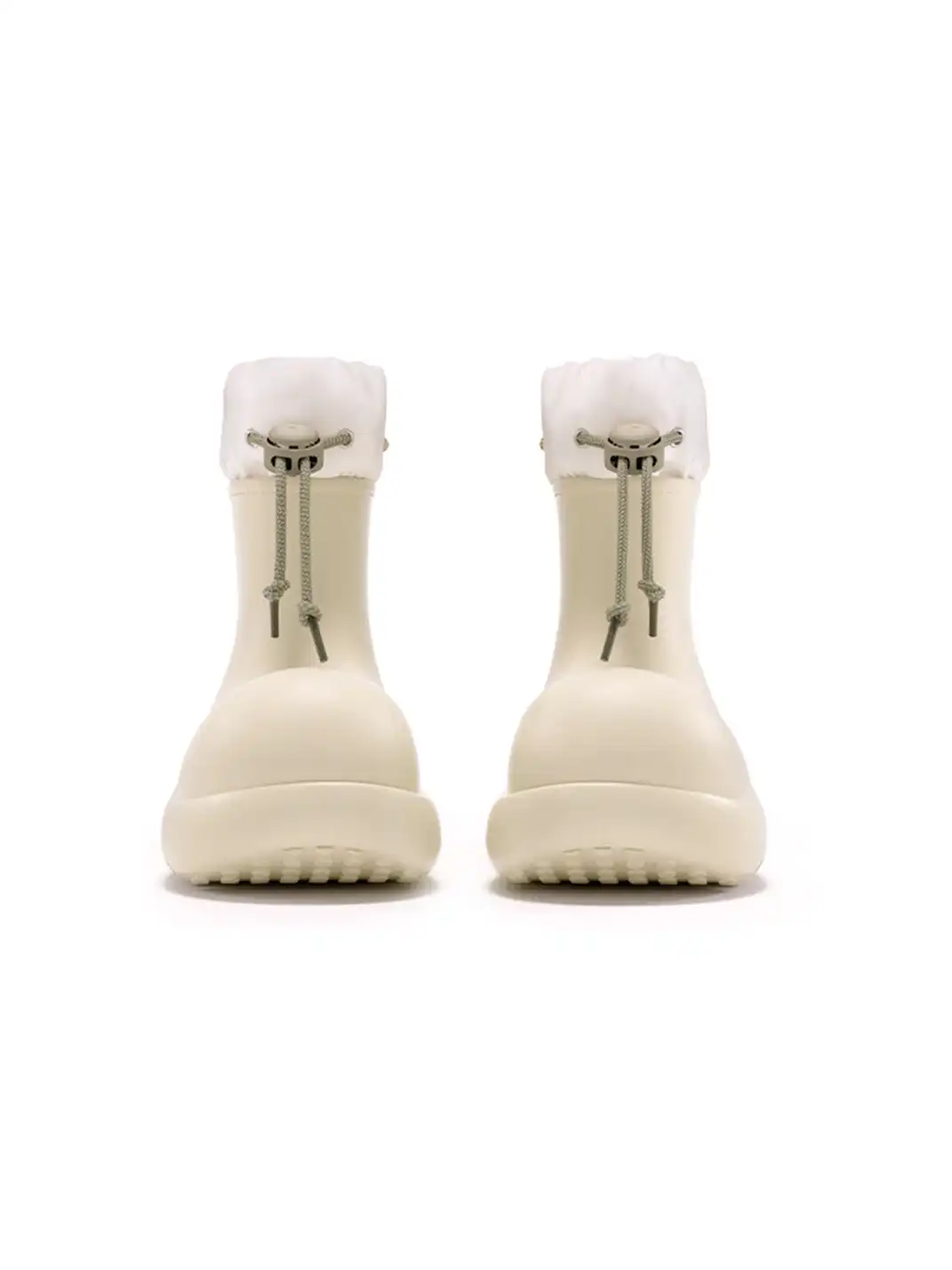 BEYS | Minimalist Waterproof Winter Boots with Adjustable Drawstring-Beige