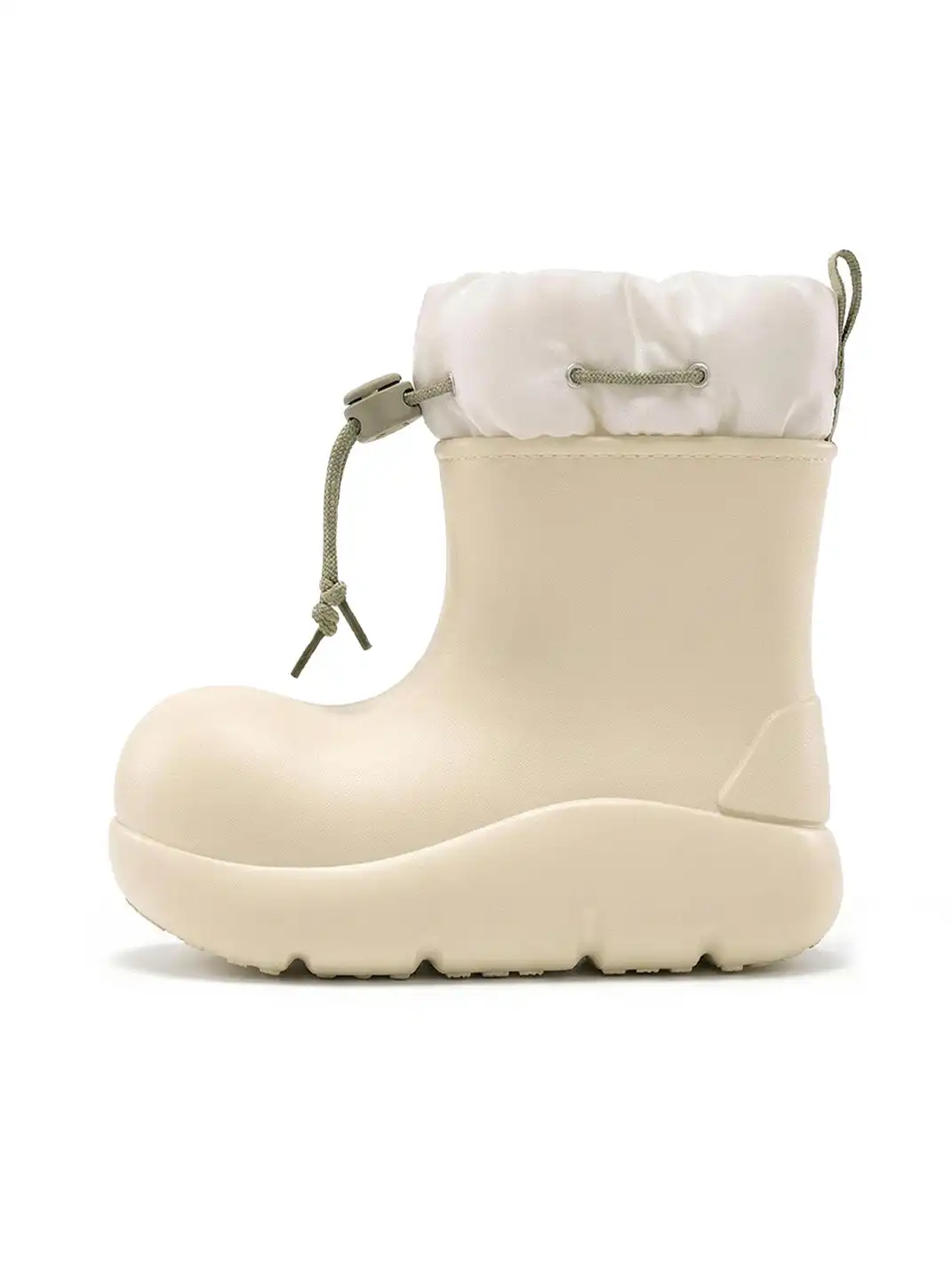 BEYS | Minimalist Waterproof Winter Boots with Adjustable Drawstring-Beige
