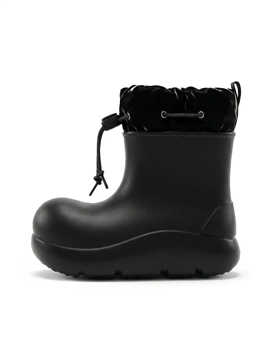 BEYS | Minimalist Waterproof Winter Boots with Adjustable Drawstring-Black