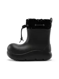 BEYS | Minimalist Waterproof Winter Boots with Adjustable Drawstring-Black