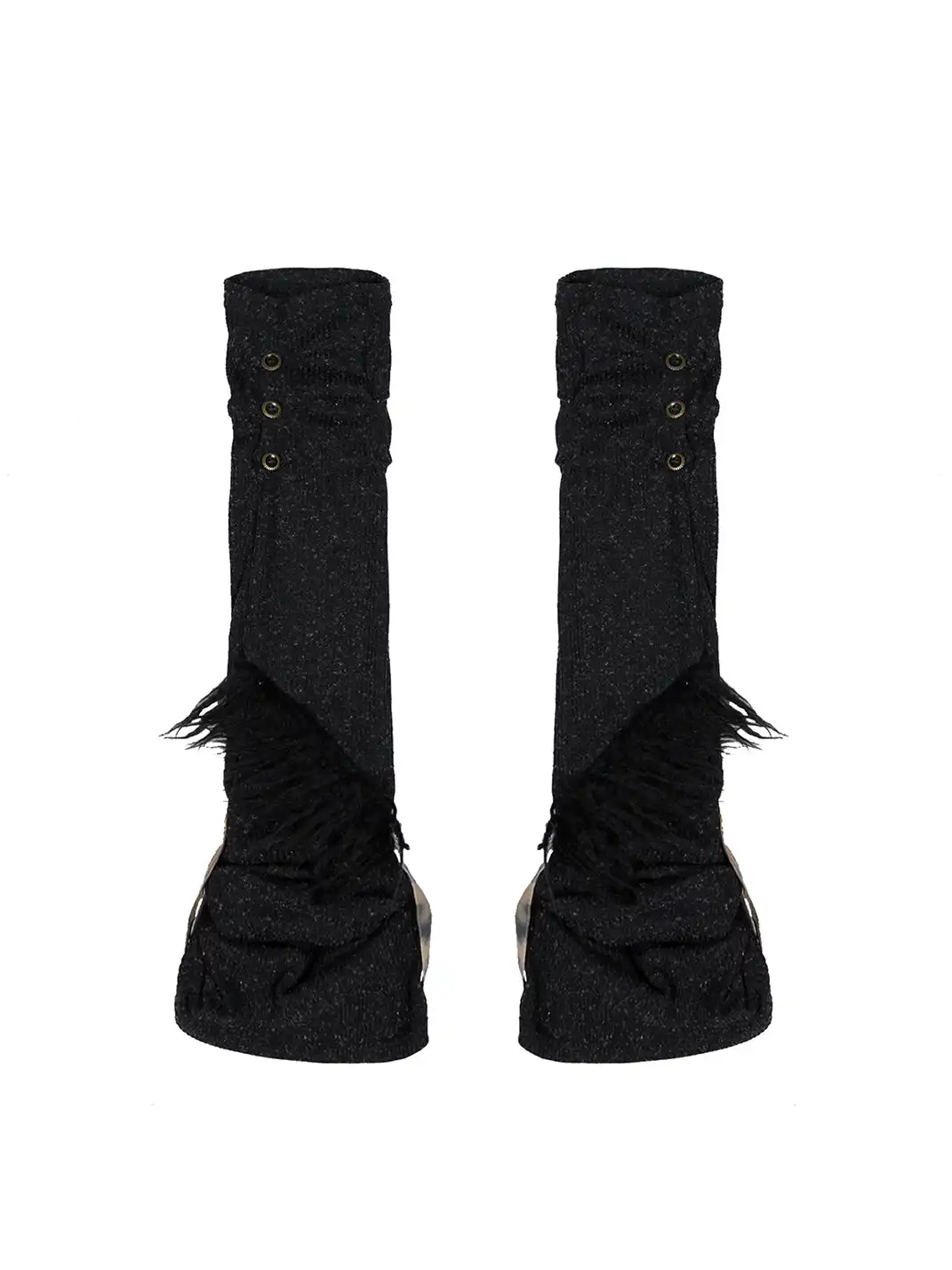 ARIADNAw | Punk-Style Knitted Leg Warmers