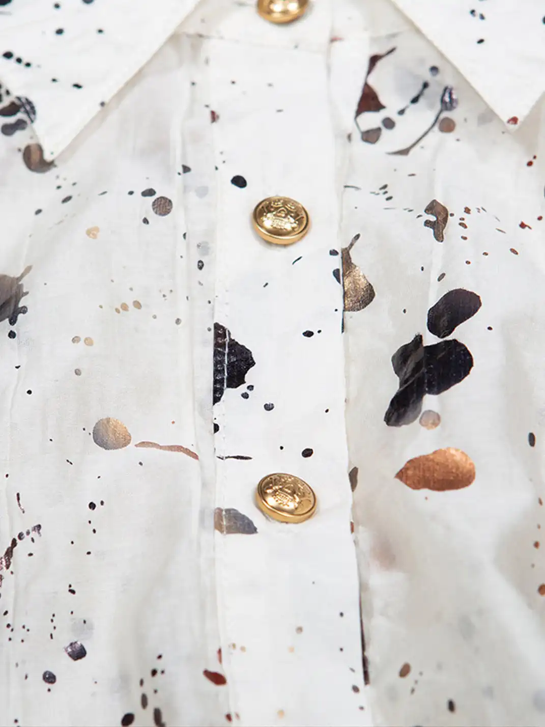 ARIADNAw | Patchwork Long Sleeve Shirt