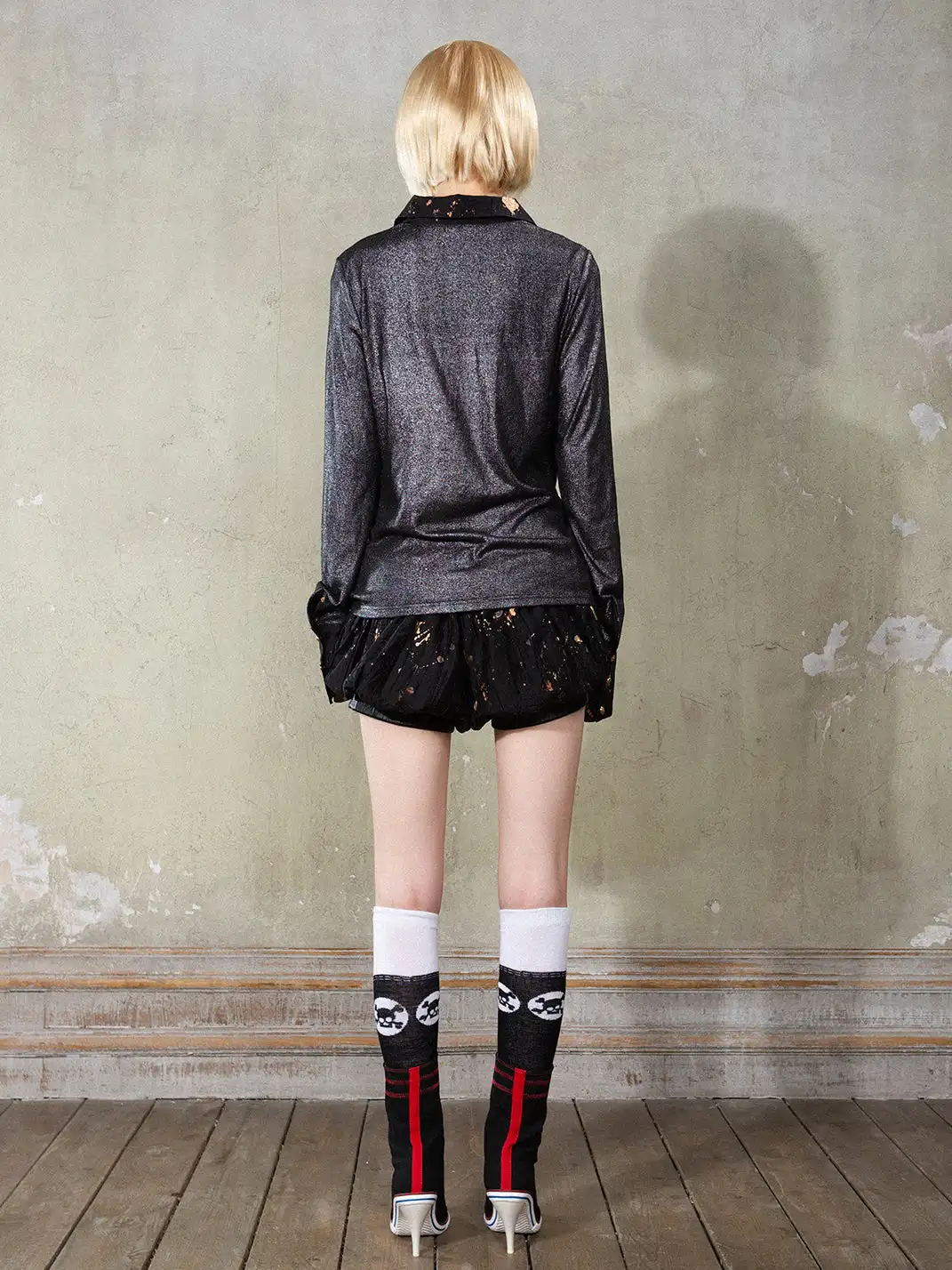 ARIADNAw | Patchwork Long Sleeve Shirt