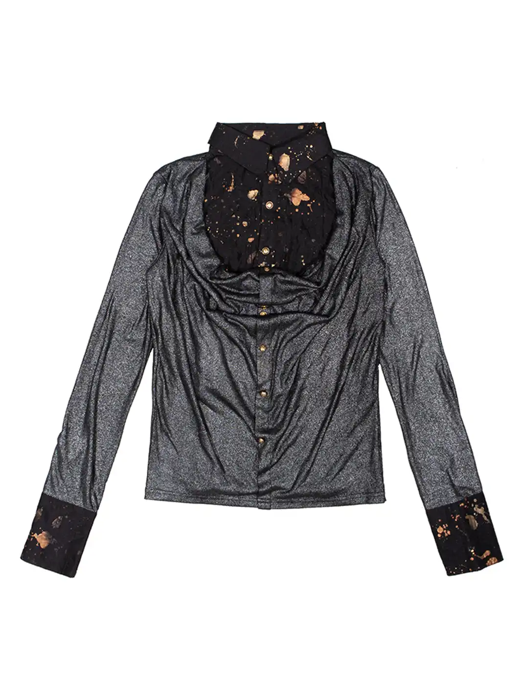 ARIADNAw | Patchwork Long Sleeve Shirt