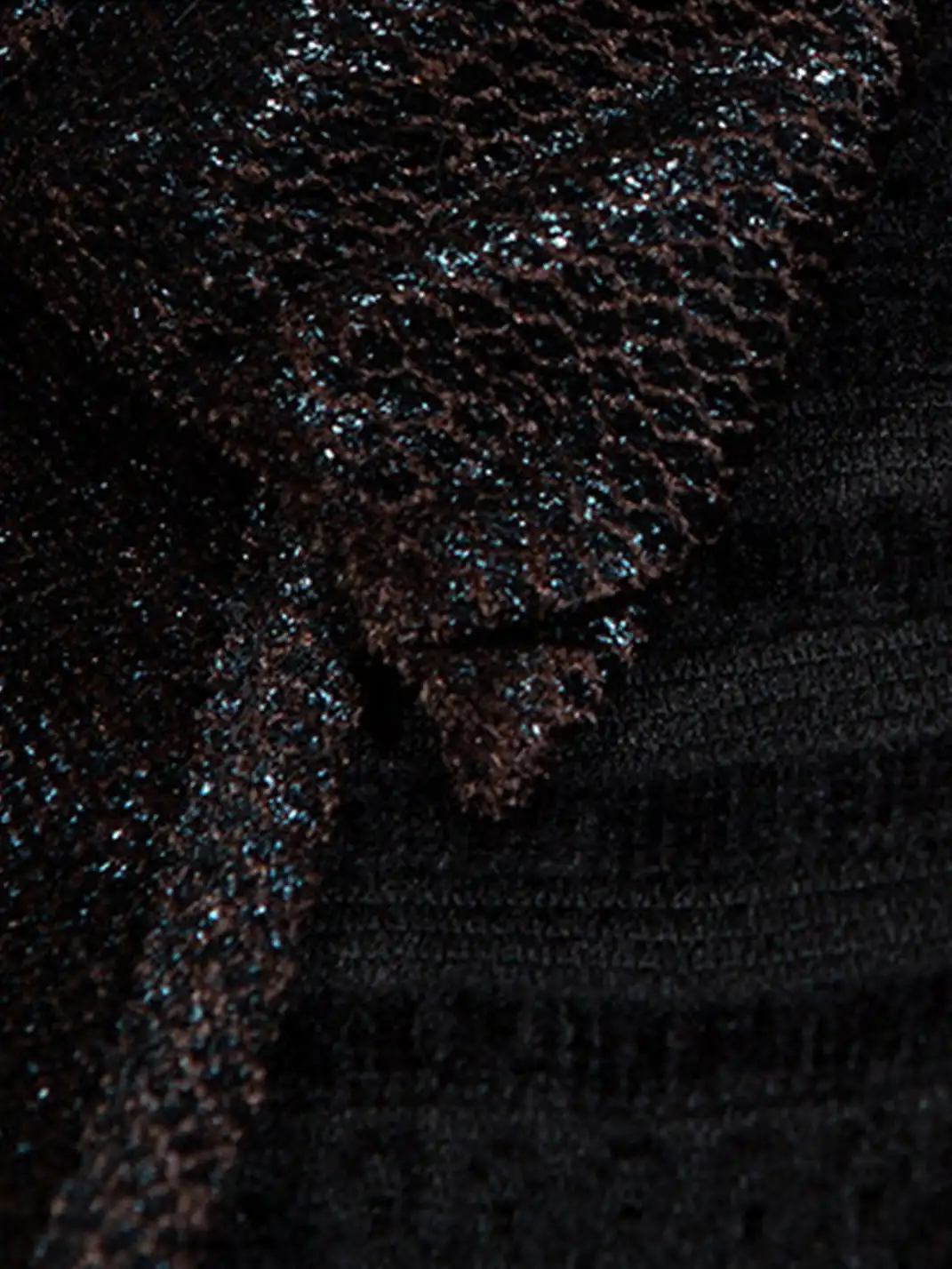 ARIADNAw | Bubble Neck Slim Long Sleeve Blouse
