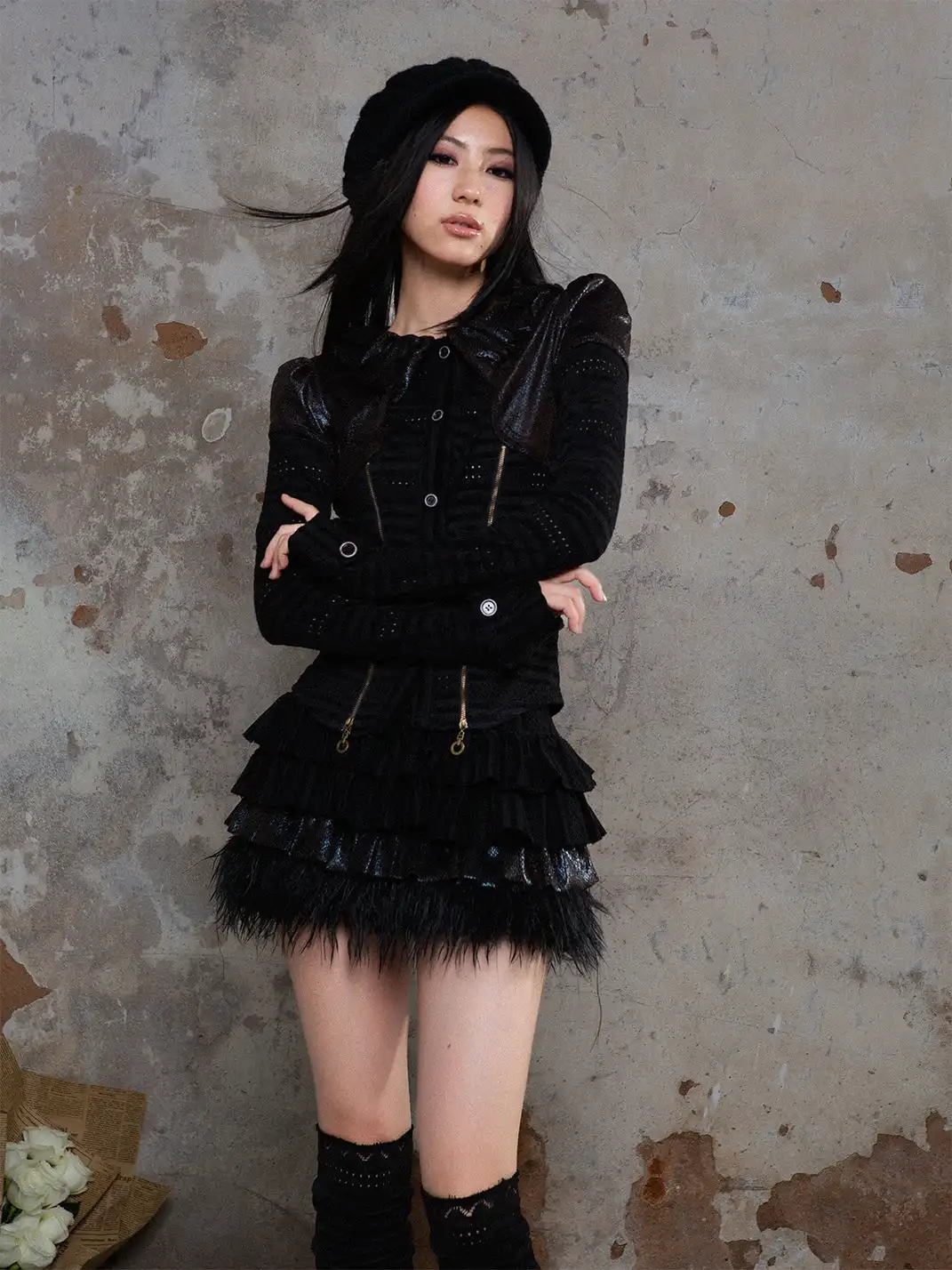 ARIADNAw | Hairy Cake Mini Skirt