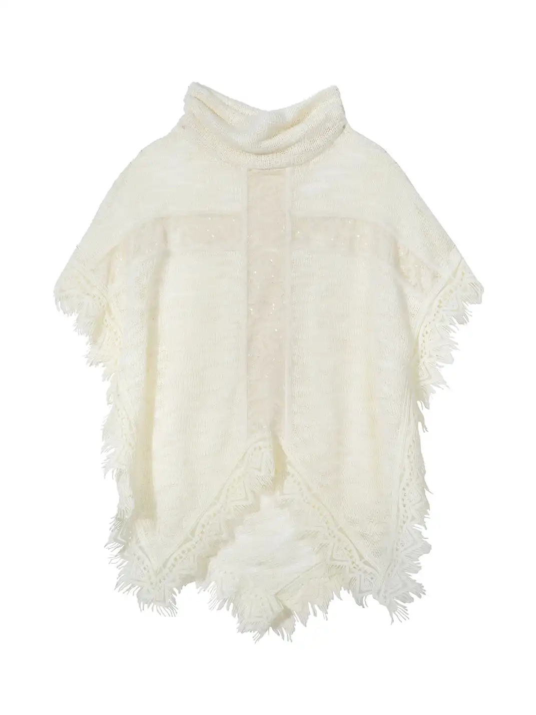 ARIADNAw | Asymmetrical Fringe Detailing on a Niche Knit Top