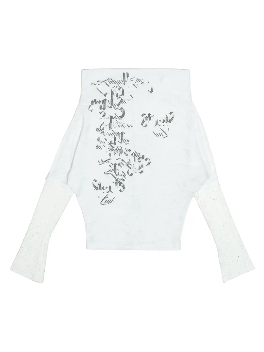 ARIADNAw | One Neck Totem Print Thin Inner