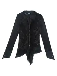 ARIADNAw | Ruffled Asymmetric Cardigan