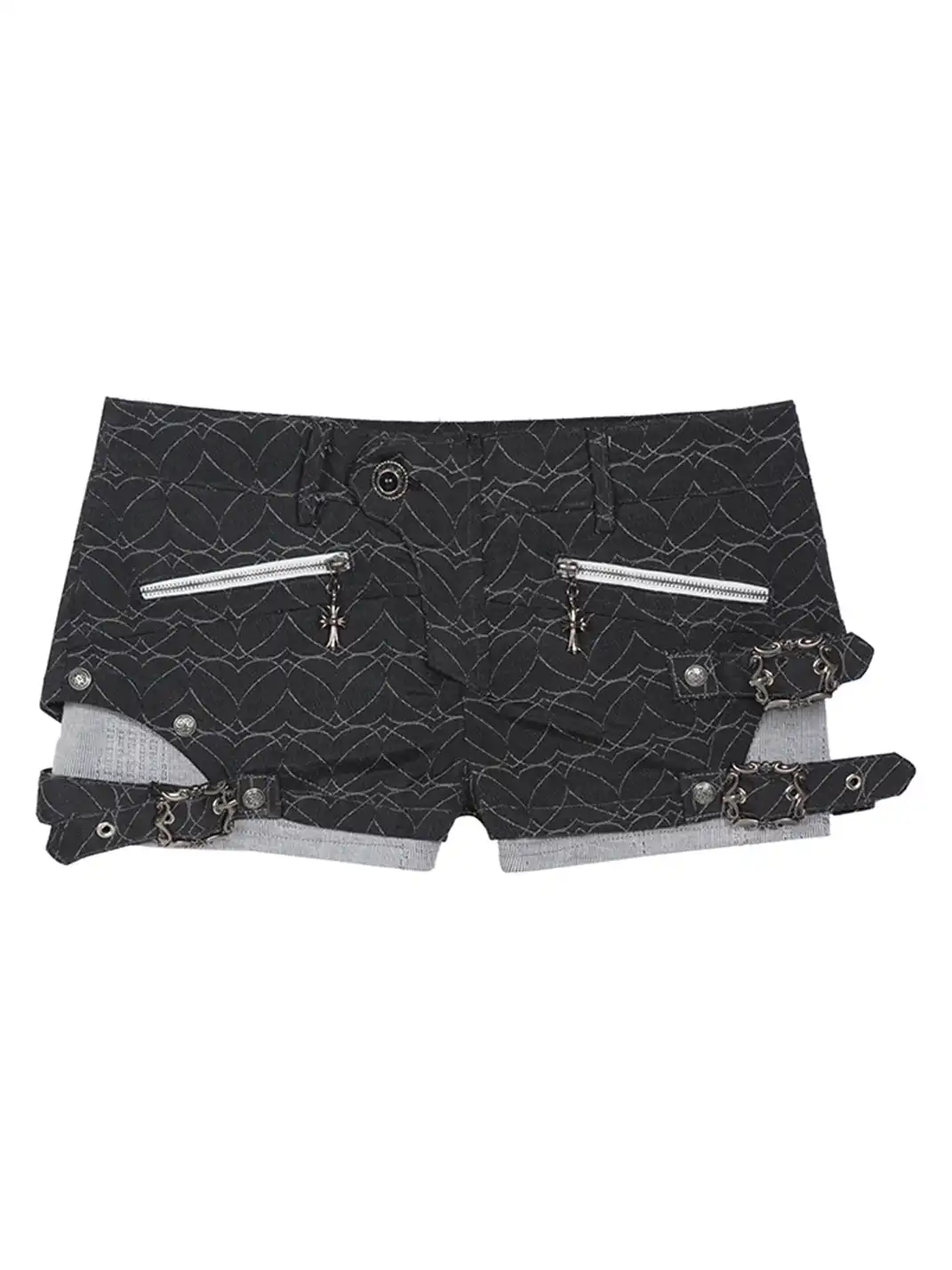 ARIADNAw | Faux Two-Piece Low-Rise Shorts