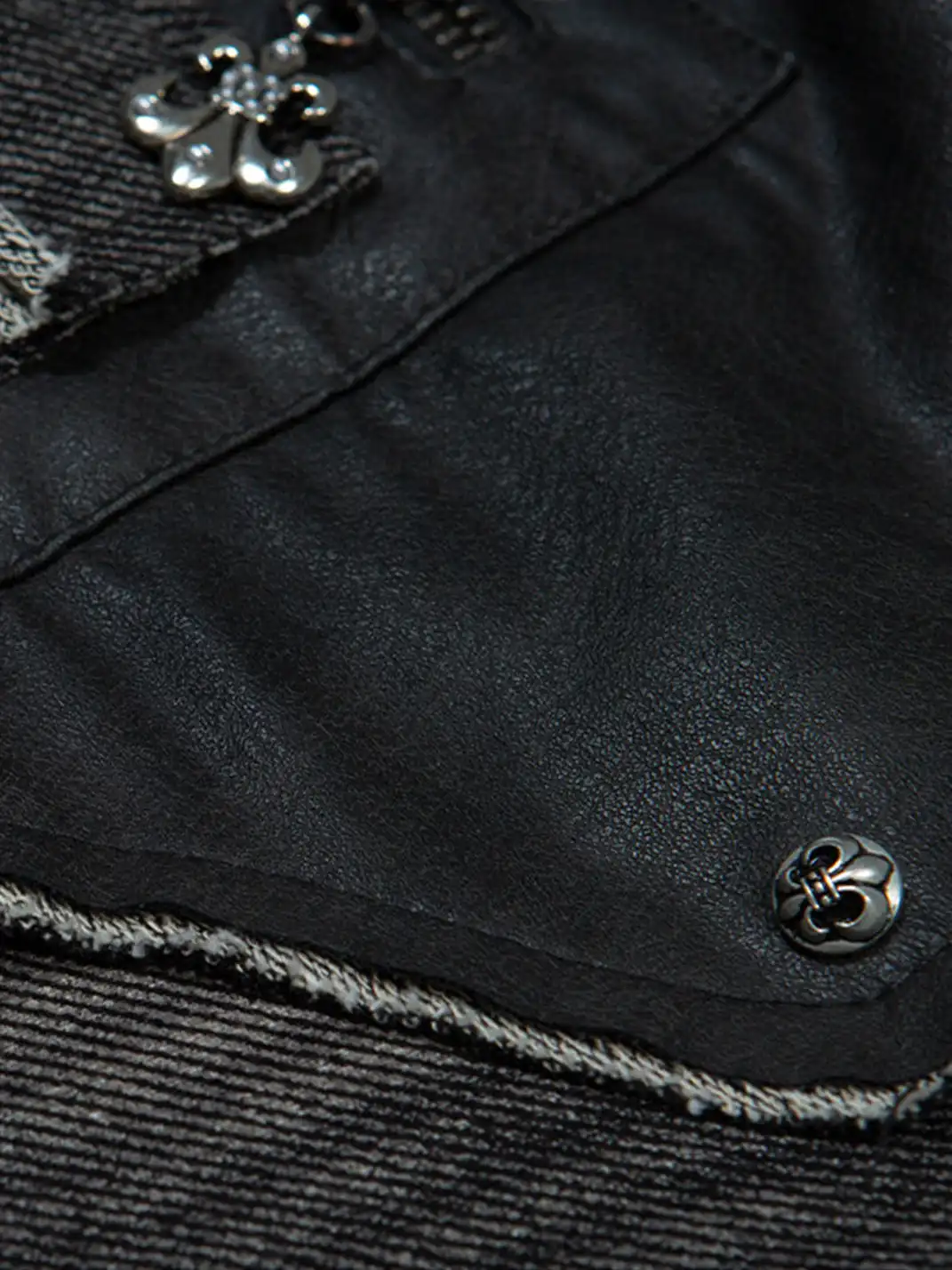 ARIADNAw | Irregular Knit Denim Pants