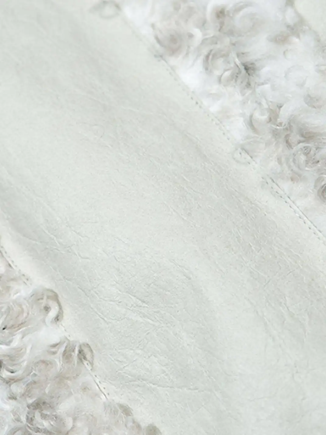 ARIADNAw | Padded Straight Leather Jacket