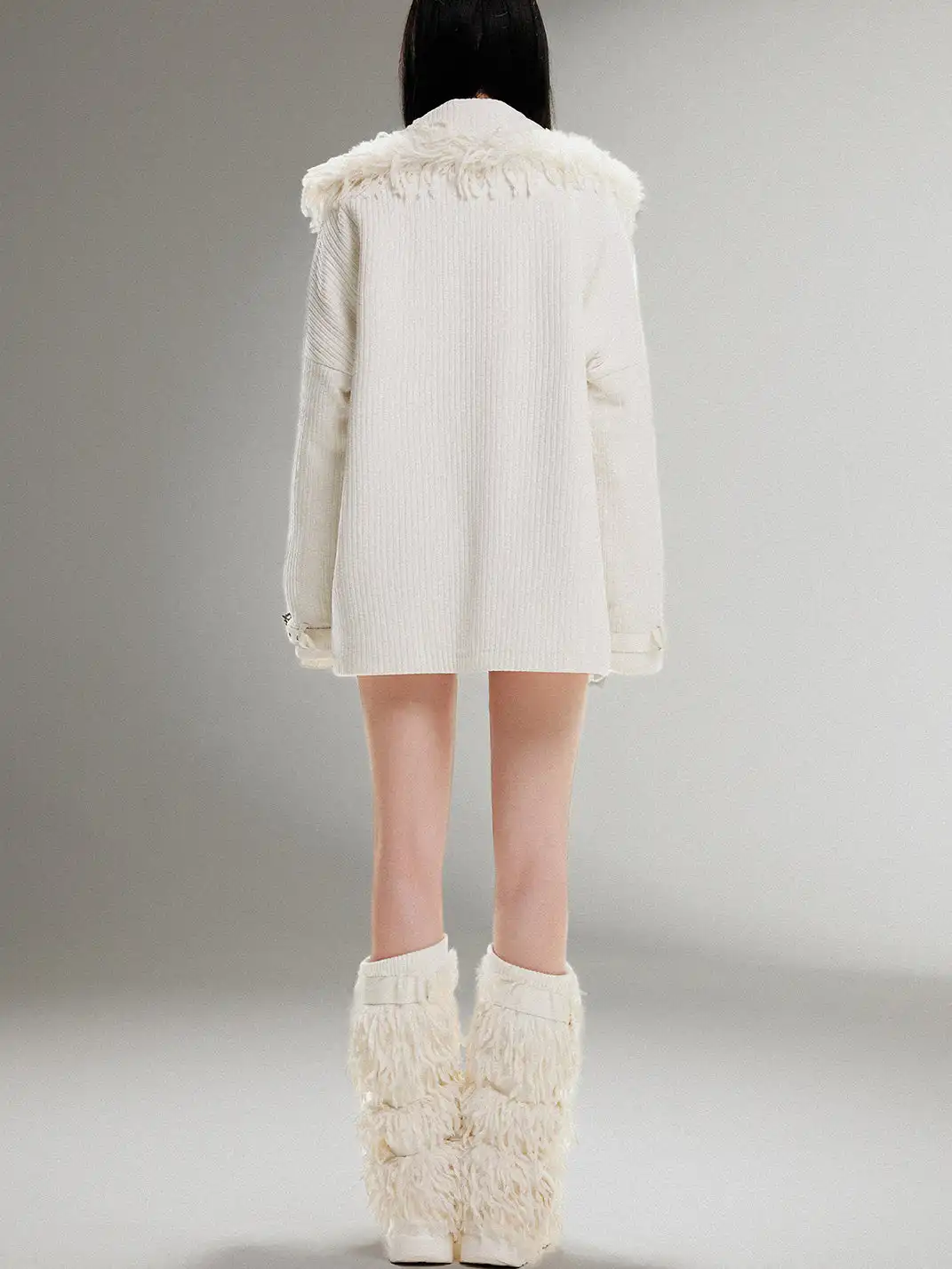 ARIADNAw | Padded Lapel Thick Coat