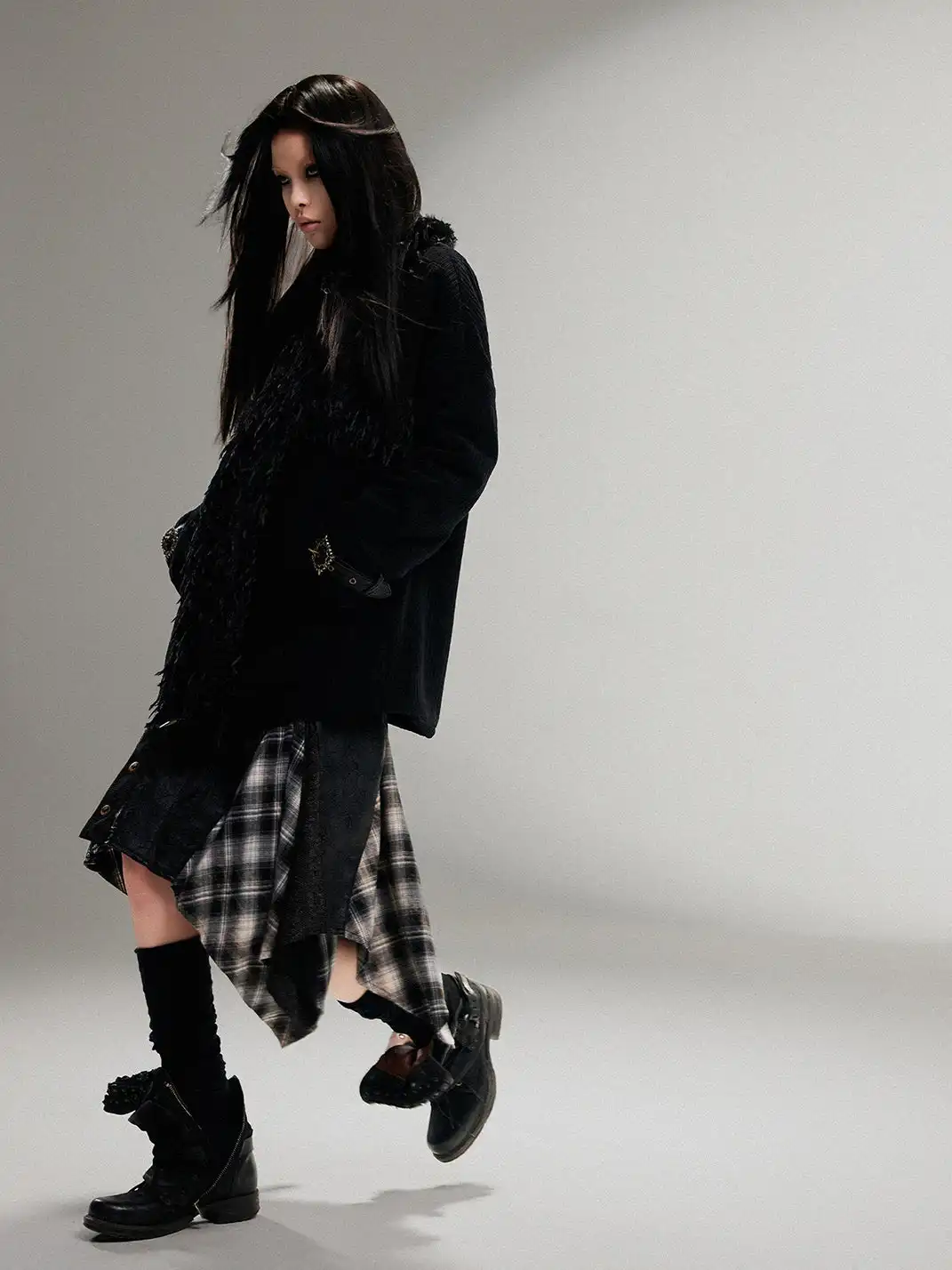 ARIADNAw | Padded Lapel Thick Coat