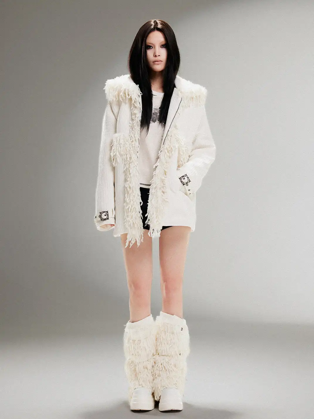ARIADNAw | Padded Lapel Thick Coat