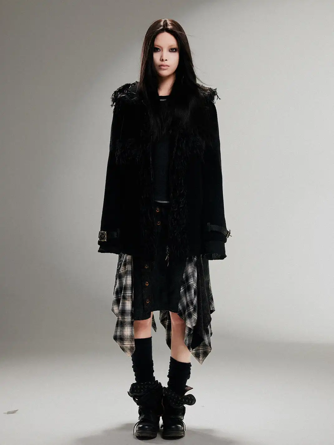 ARIADNAw | Padded Lapel Thick Coat