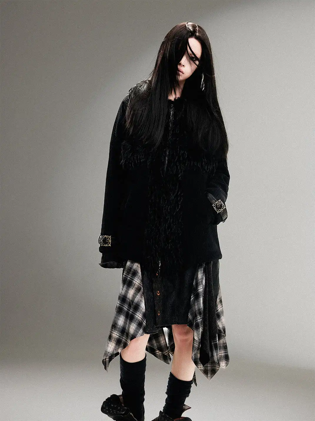 ARIADNAw | Padded Lapel Thick Coat