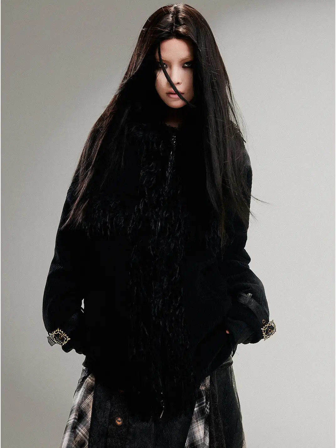 ARIADNAw | Padded Lapel Thick Coat