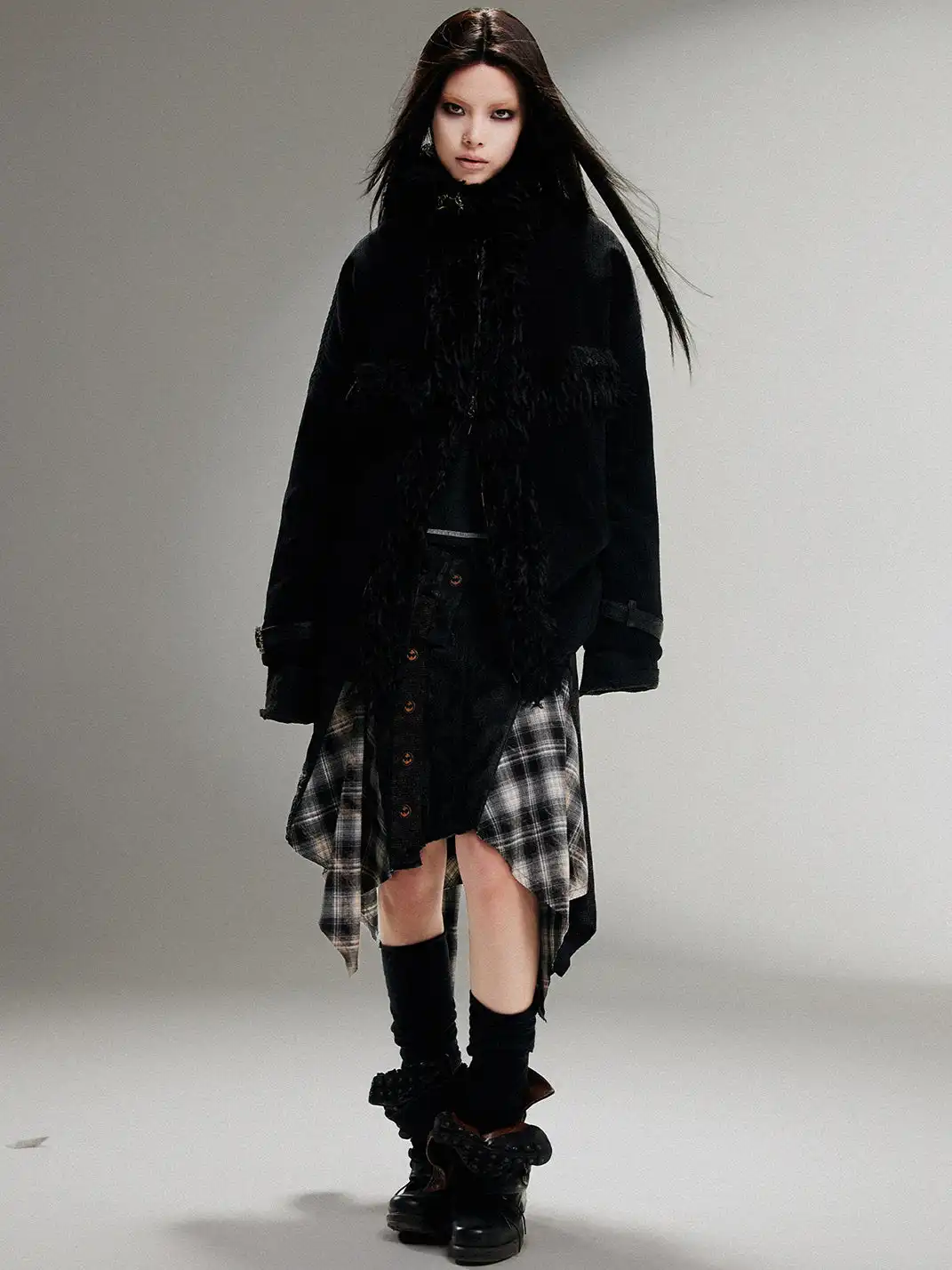 ARIADNAw | Padded Lapel Thick Coat