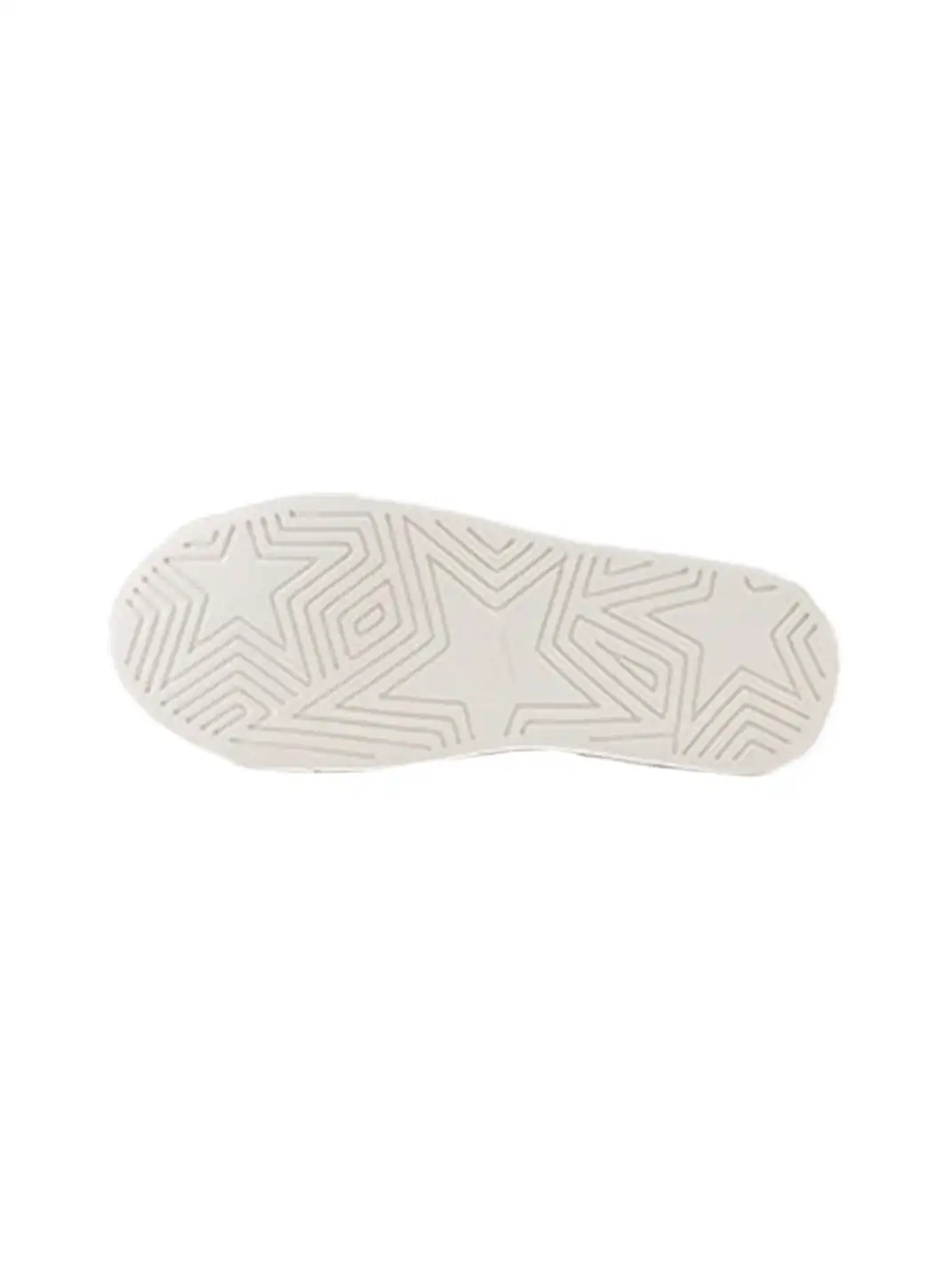 KAALIXTO | Glitter Star Detail Platform Sneakers-White